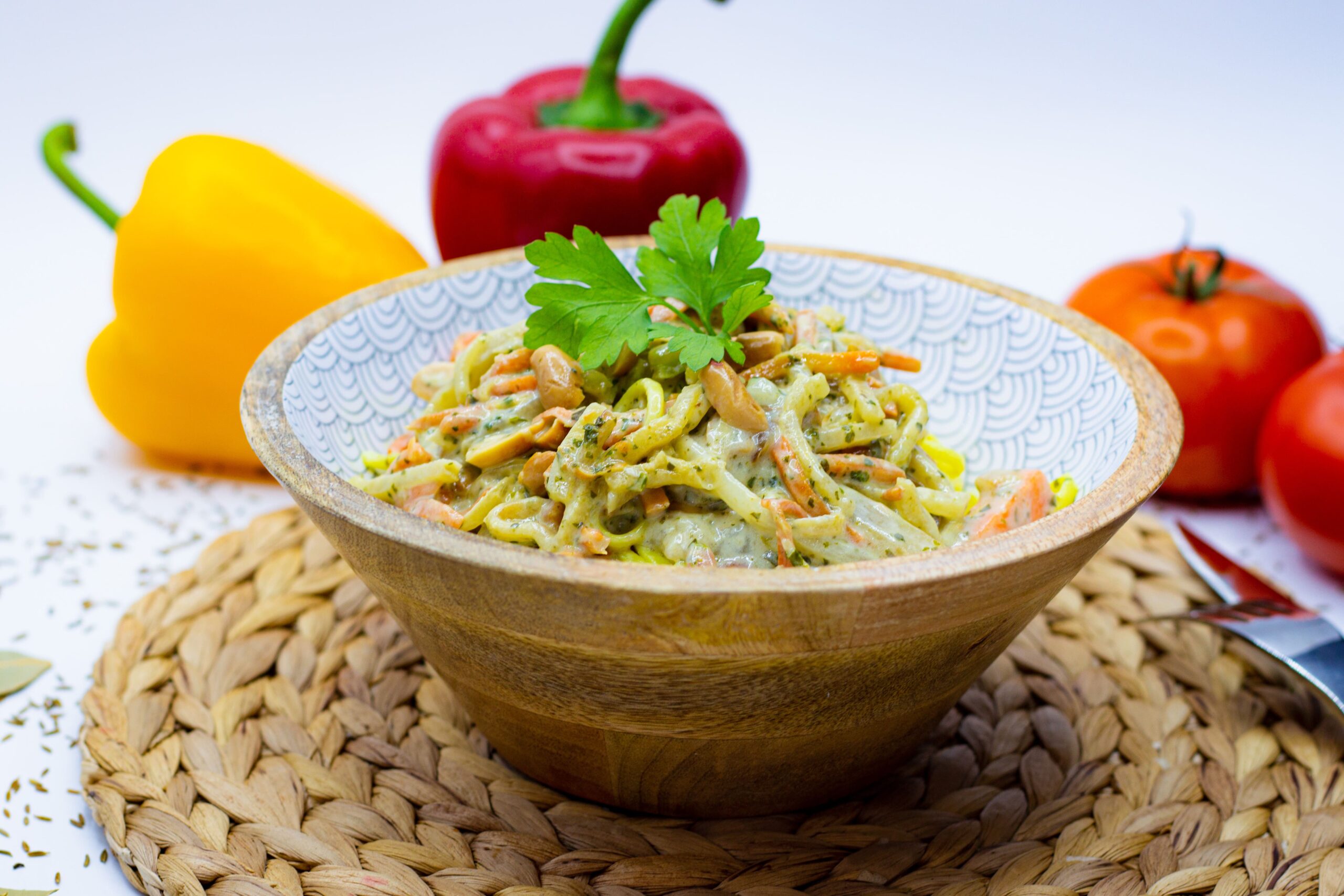 Lire la suite à propos de l’article Les nouilles udon et curry vert de légumes